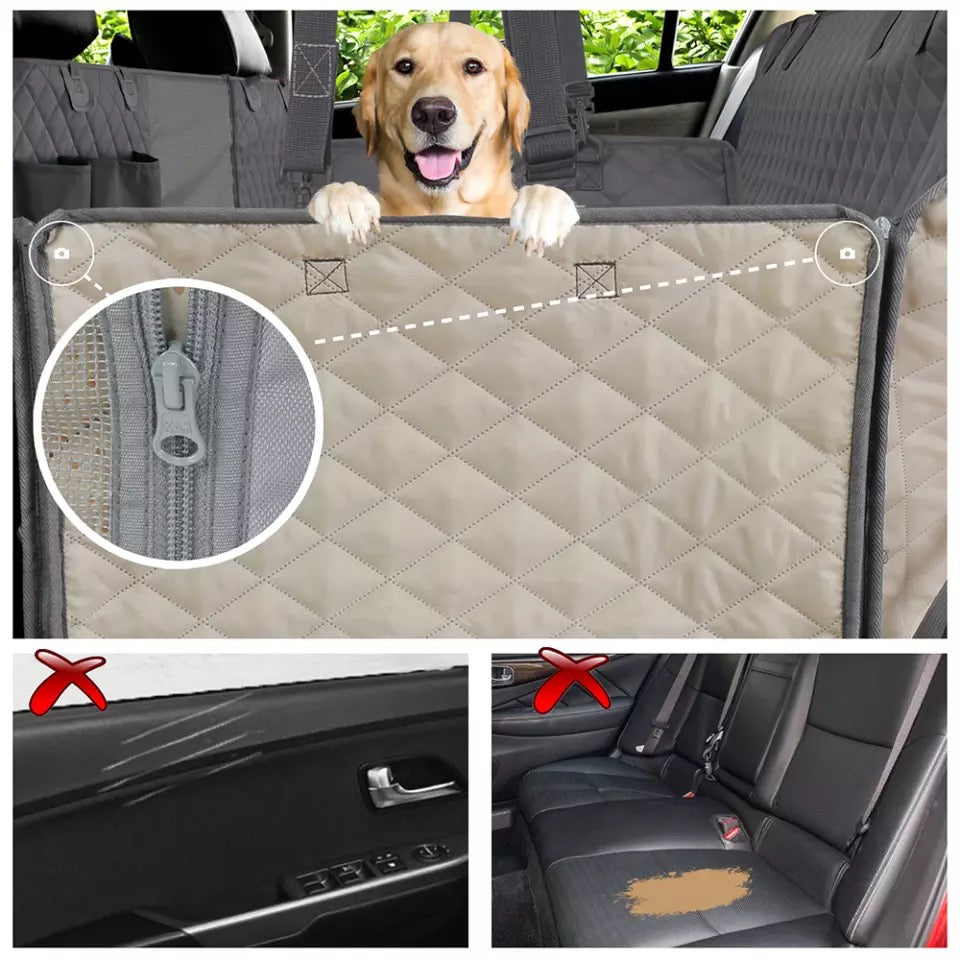 Dog Car Seat Cover Waterproof Dog Carrier Car Rear Back Seat Protector