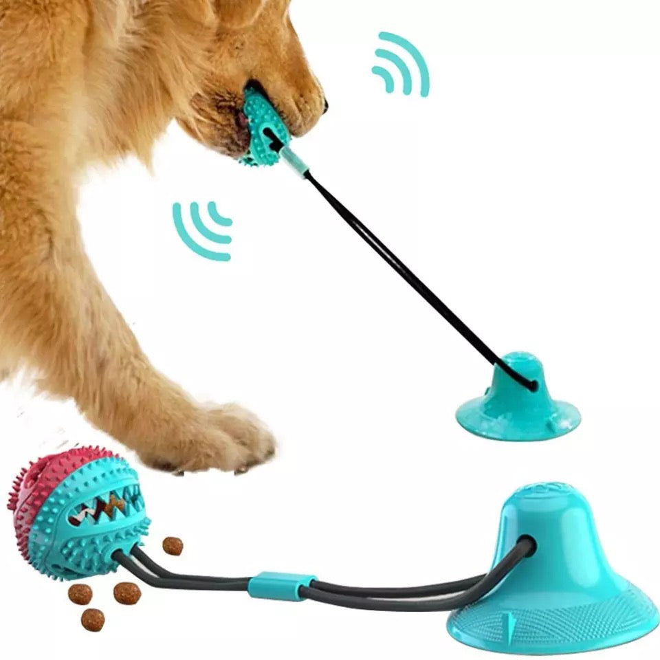 PawStars Dog Silicon Suction Cup Tug Interactive Toy