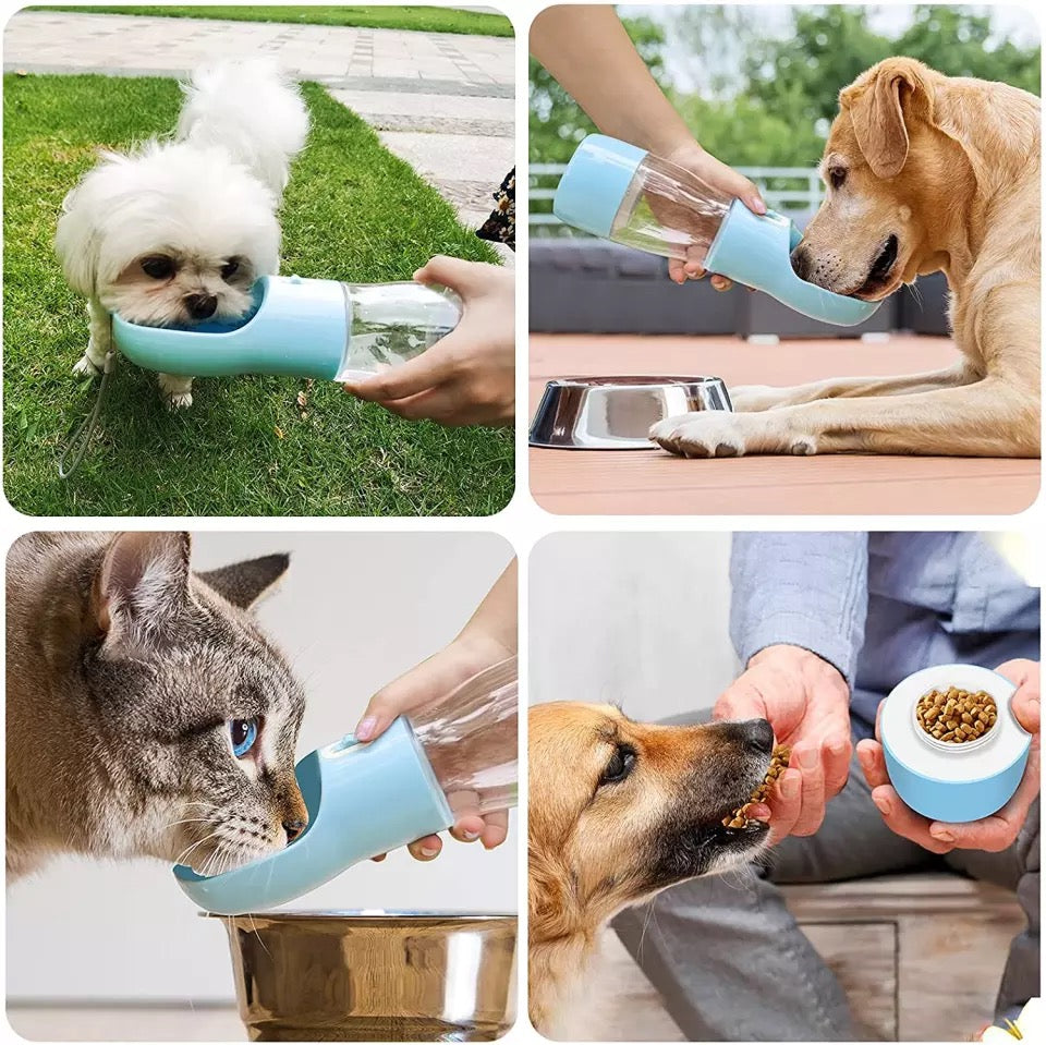 PawStars Portable Dog Food & Water Bowl